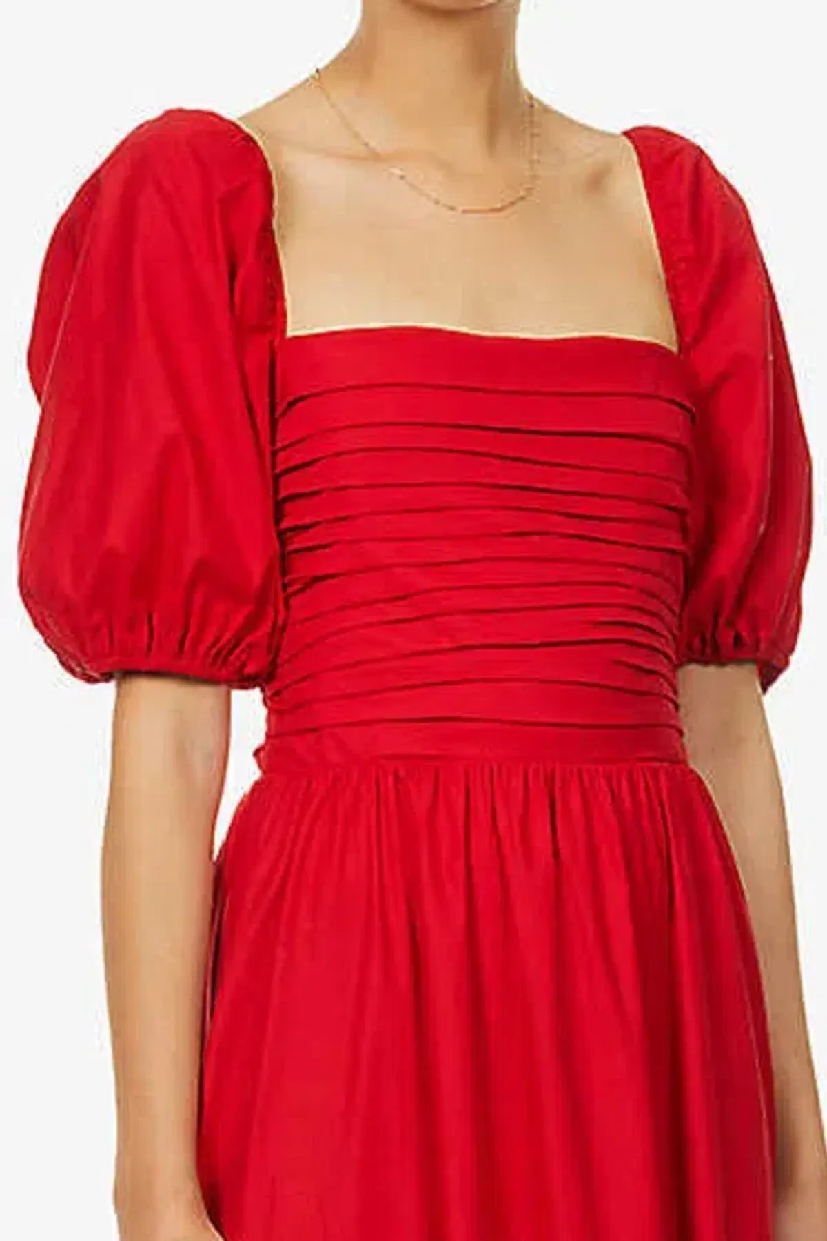 Reformation Rachelle Puff Sleeve Dress Size 10 - Image 3