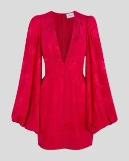 Rat & Boa Isabella Mini Dress Red Size UK 10 for rent on The Volte - image 4