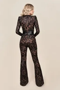 Nadine Merabi Bella Jumpsuit Size 12 for rent on The Volte - image 2