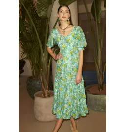 Rixo Kiara Dress Floral Size UK 12 for rent on The Volte - image 2