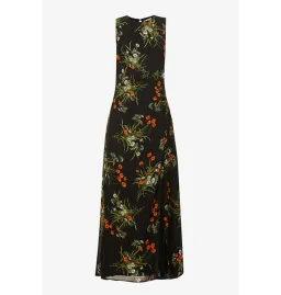 Reformation Ledger Floral Dress Black Floral Size UK 12 for rent on The Volte - image 3