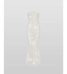Rat & Boa Emmanuella  Dress White Sequin Size M/UK 10  for rent on The Volte - image 4