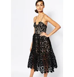 Self-Portrait Azaelea Dress Black Size UK 10 for rent on The Volte - image 3