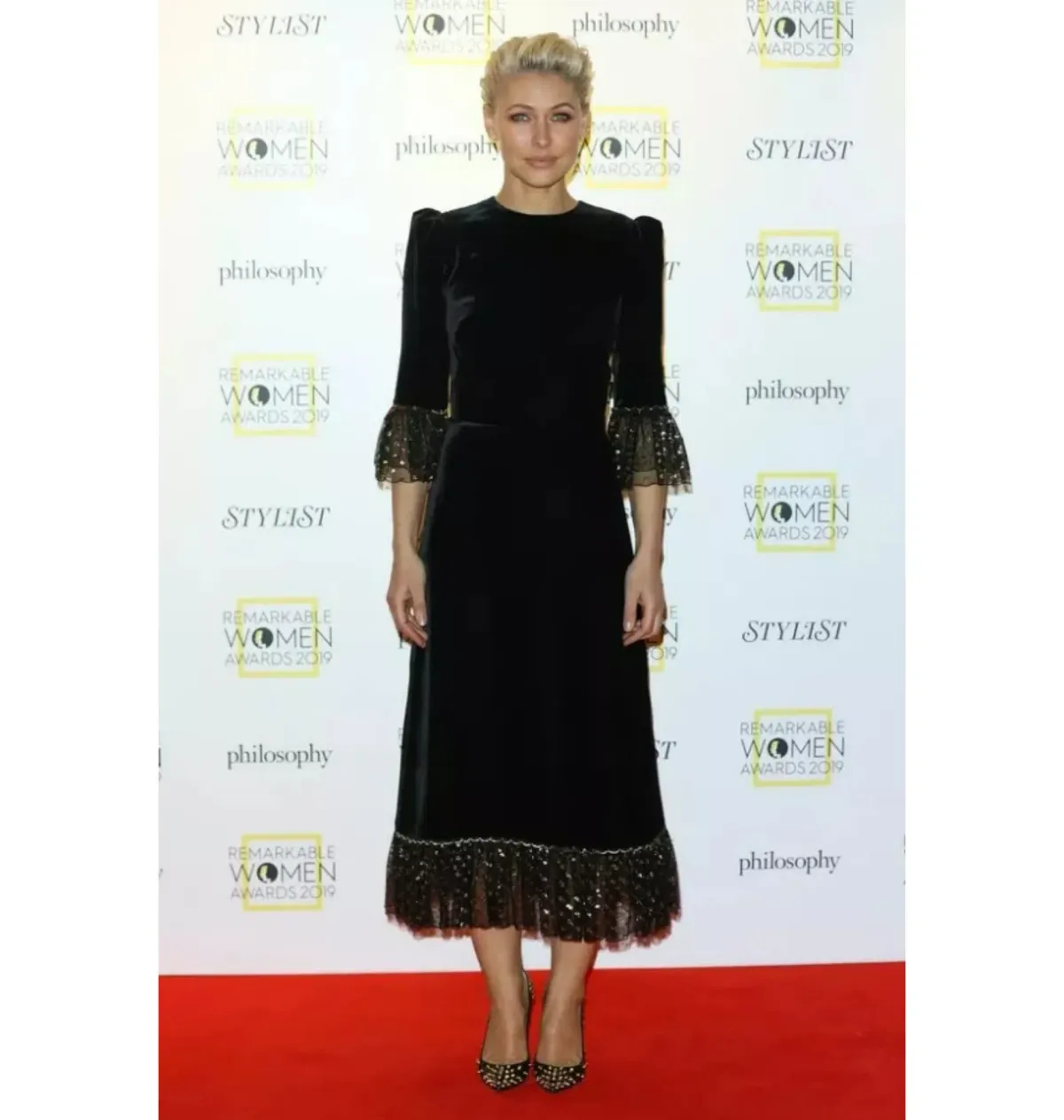 The Vampire’s Wife Falconetti Velvet Dress Black Size UK 12 - Image 1