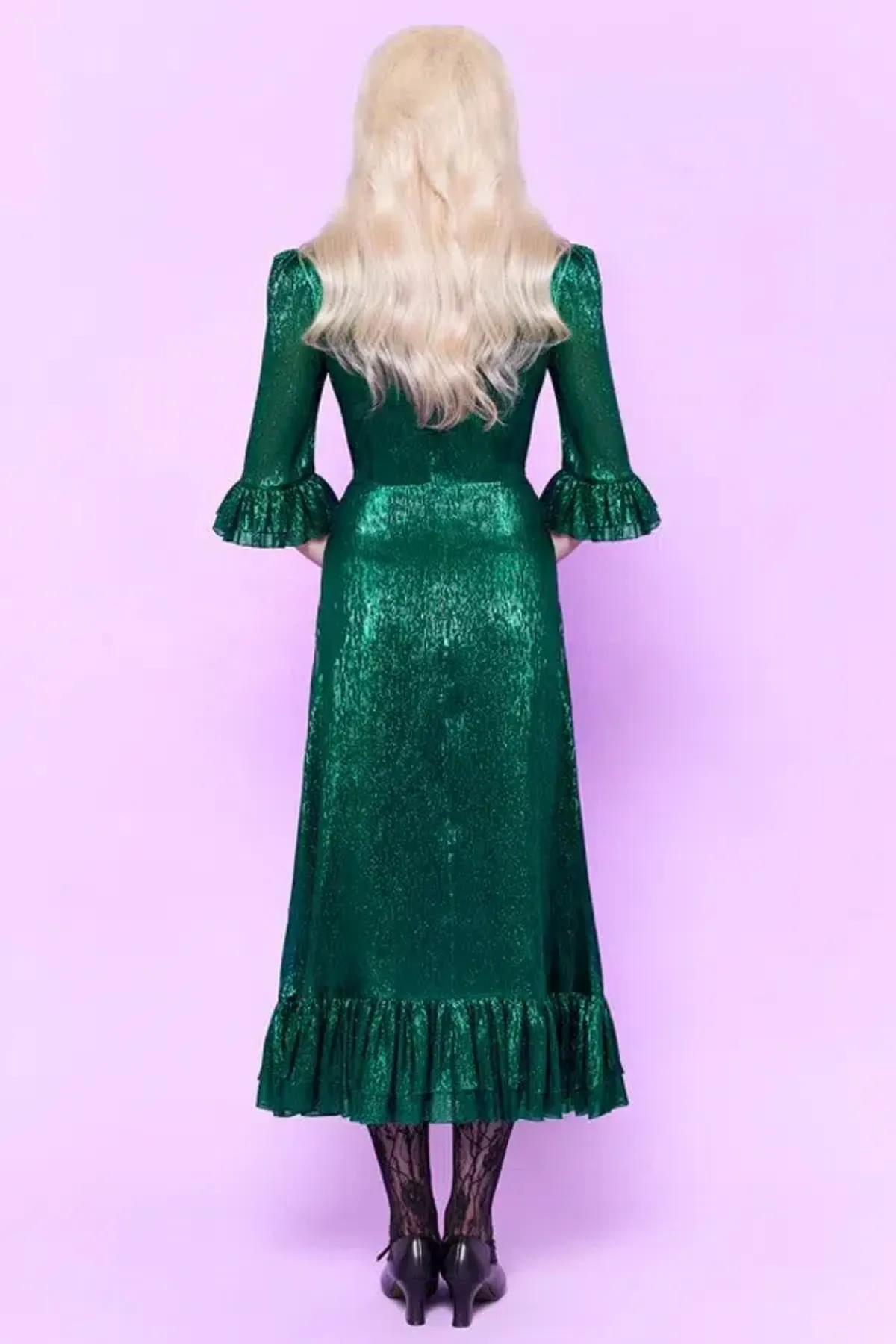 The Vampire's Wife The Falconetti Midi Dress Green Size UK 14 - Image 2