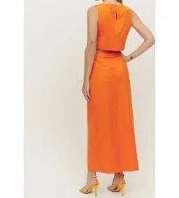 Reformation Mylie Co-ord Orange Size 10  for rent on The Volte - image 2