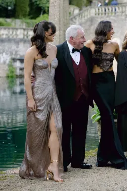 Maria Lucia Hohan Alessandra draped lamé gown for rent on The Volte - image 11