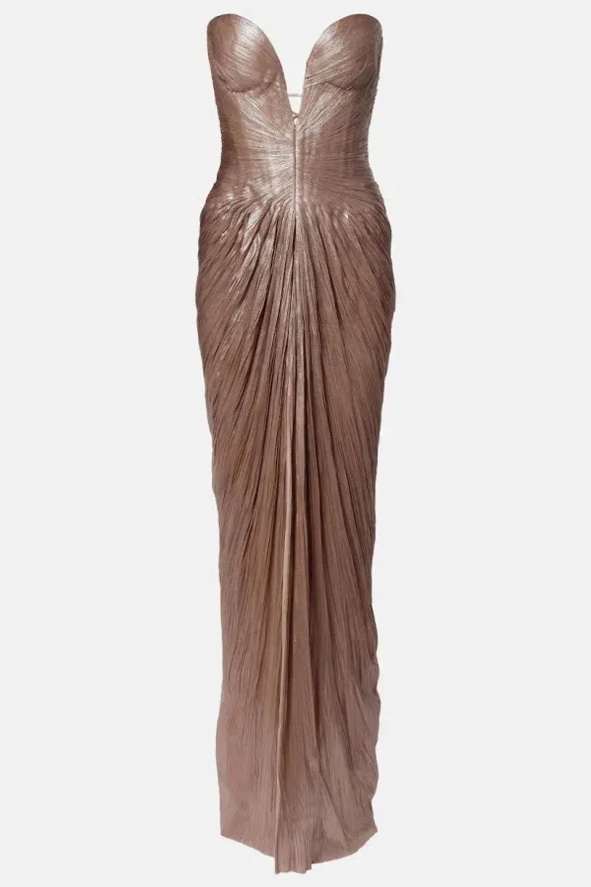 Maria Lucia Hohan Alessandra draped lamé gown - Image 5