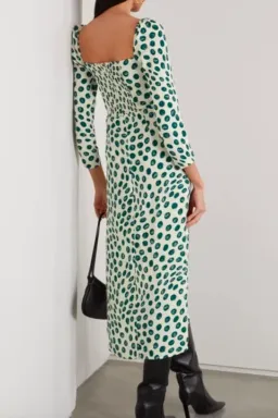 Reformation Hilda Spot Dress Size 12 for rent on The Volte - image 2