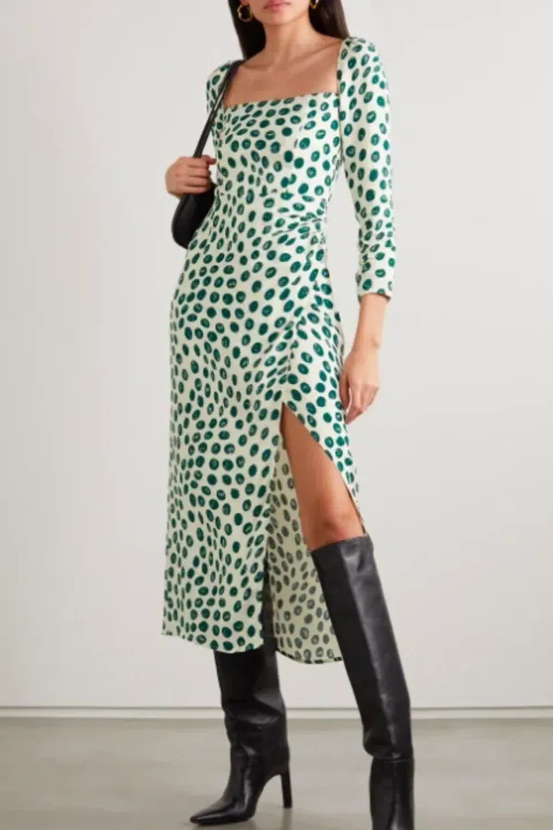 Reformation Hilda Spot Dress Size 12 for rent on The Volte - main image