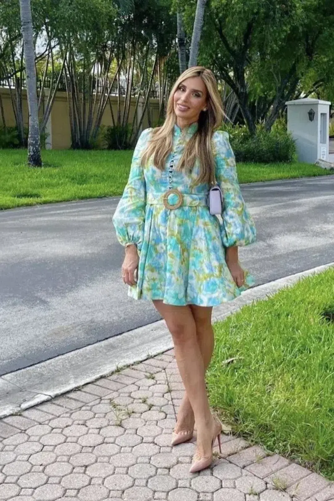 Zimmermann High Tide Button Mini Dress Size 8 for rent on The Volte - main image