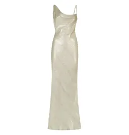 Rat & Boa Gaia Slip Dress Silver Snake Size UK 10 for rent on The Volte - image 4