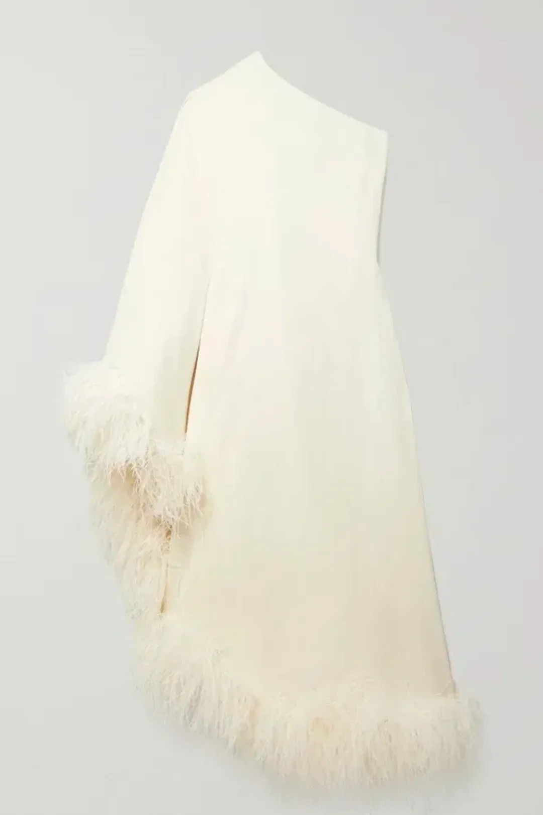 Taller Marmo Ubud Ivory Feather Gown Ivory Size UK 12 for rent on The Volte - main image