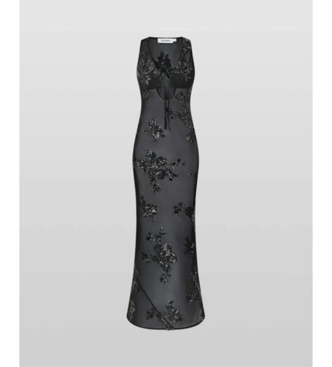 Rat & Boa Rent Giulia Sequin Dress Black Size 10  for rent on The Volte - main image