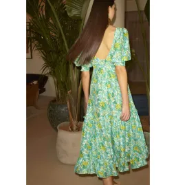 Rixo Kiara Dress Floral Size UK 12 for rent on The Volte - image 3