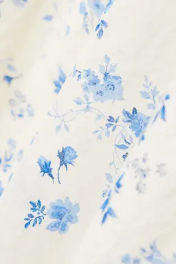 Reformation Noreen Midi Dress Blue Floral Size S / UK 8 for rent on The Volte - image 5