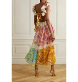 Zimmermann Raie Cut Out Dress Multi Size UK 12 for rent on The Volte - image 2
