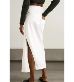 Loewe Deconstructed Denim Skirt White Size 8  for rent on The Volte - image 3