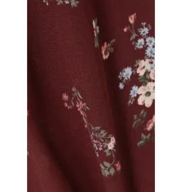 Reformation Terri Bow Dress Red Floral Size UK 12 for rent on The Volte - image 3