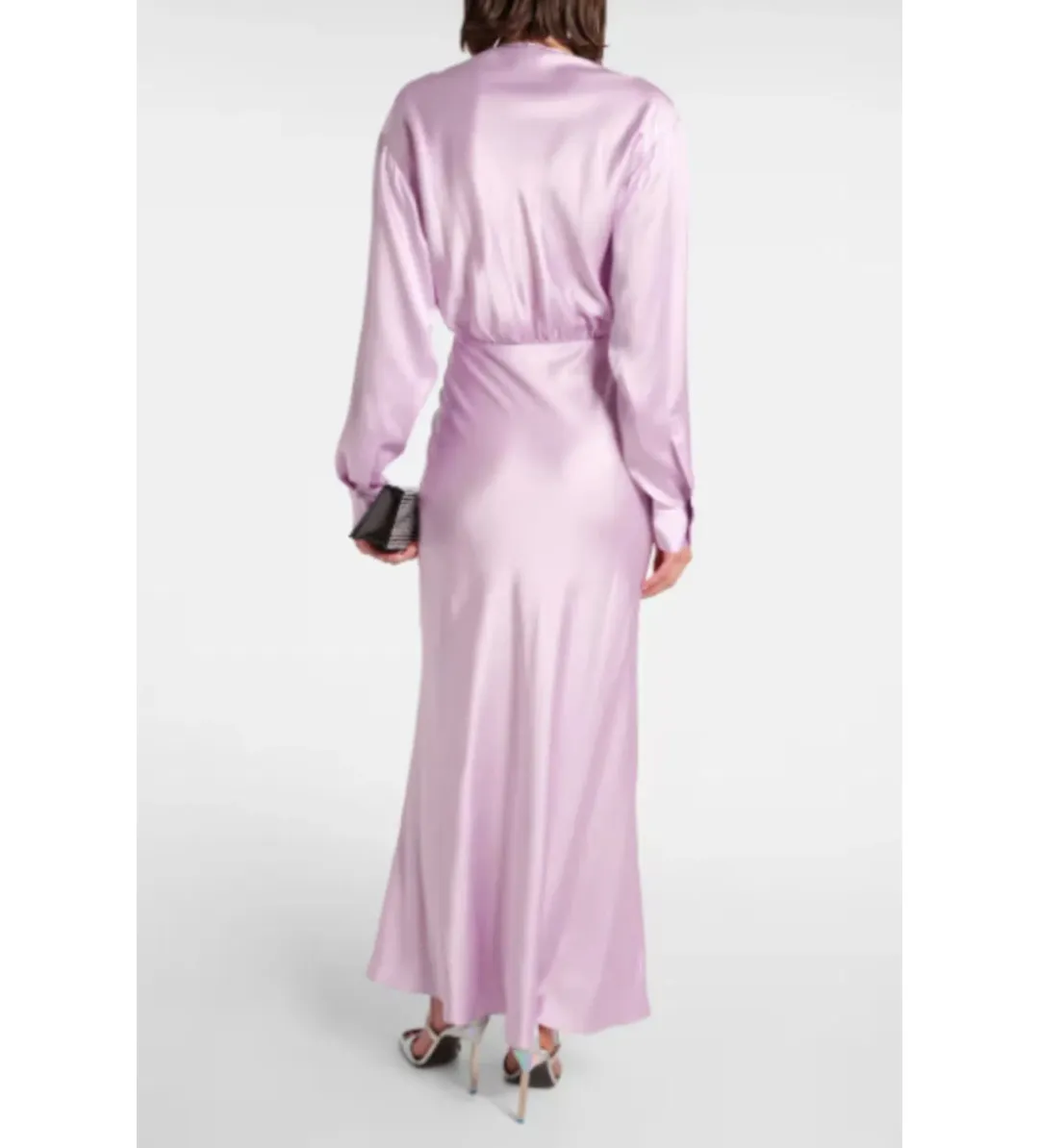 Christopher Esber Triquetra Cut Out Dress Pink Size 12  for rent on The Volte - main image
