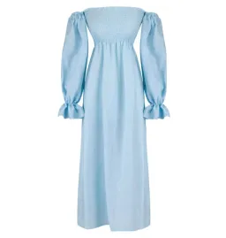 Sleeper Atlanta Dress Blue Size UK 10 for rent on The Volte - image 4