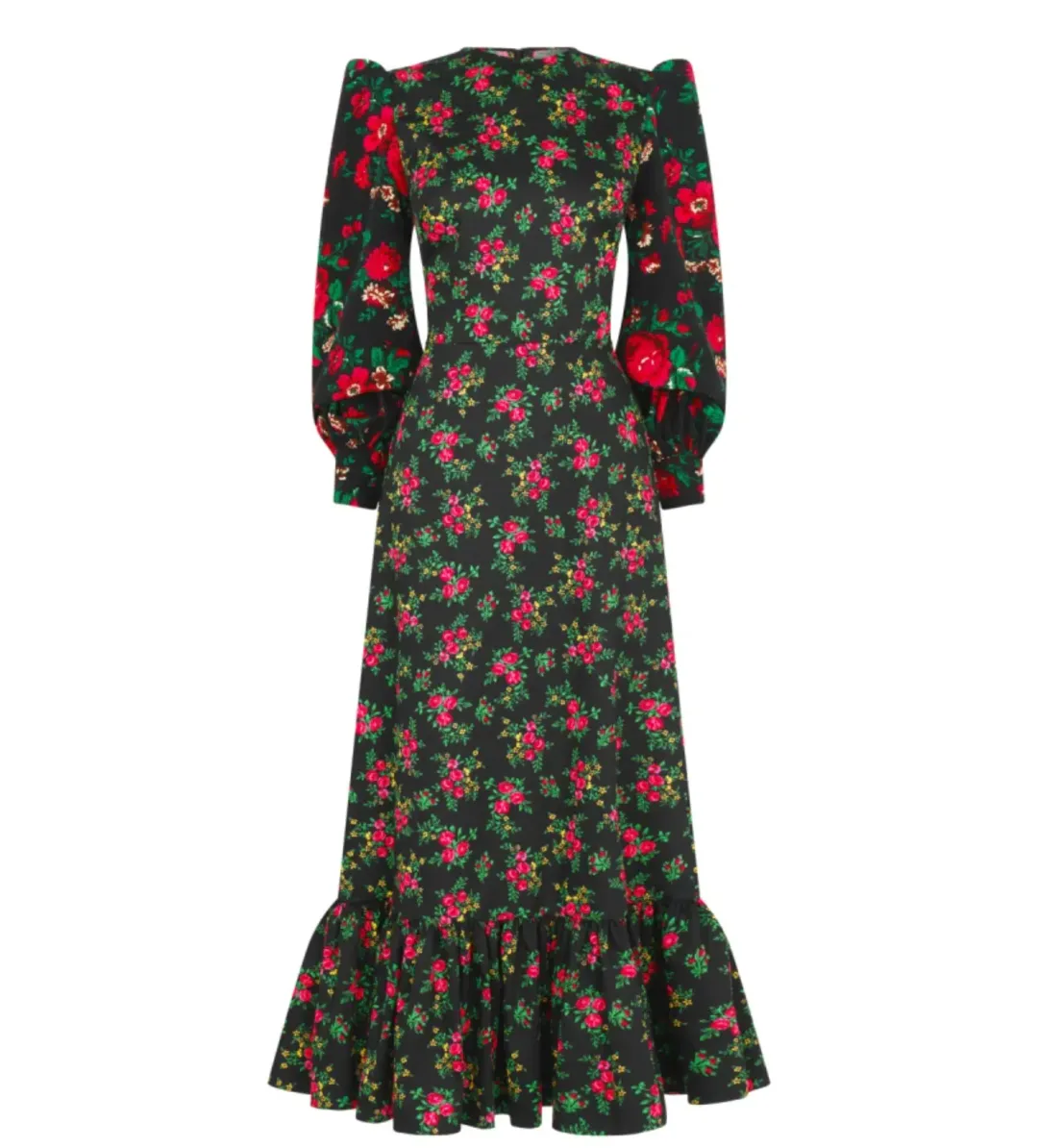 The Vampire's Wife Villanelle Rose Dress Black Size 8 for rent on The Volte - main image