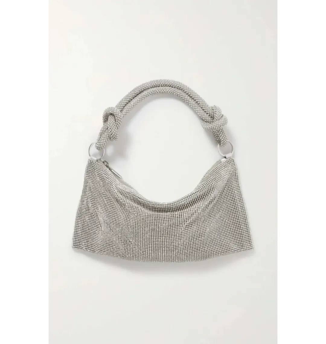 Cult Gaia Hera Nano Crystal Bag Silver  for rent on The Volte - main image