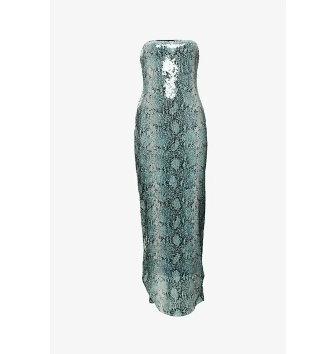 16arlington Althenea Sequin Gown Size UK 10 for rent on The Volte - main image