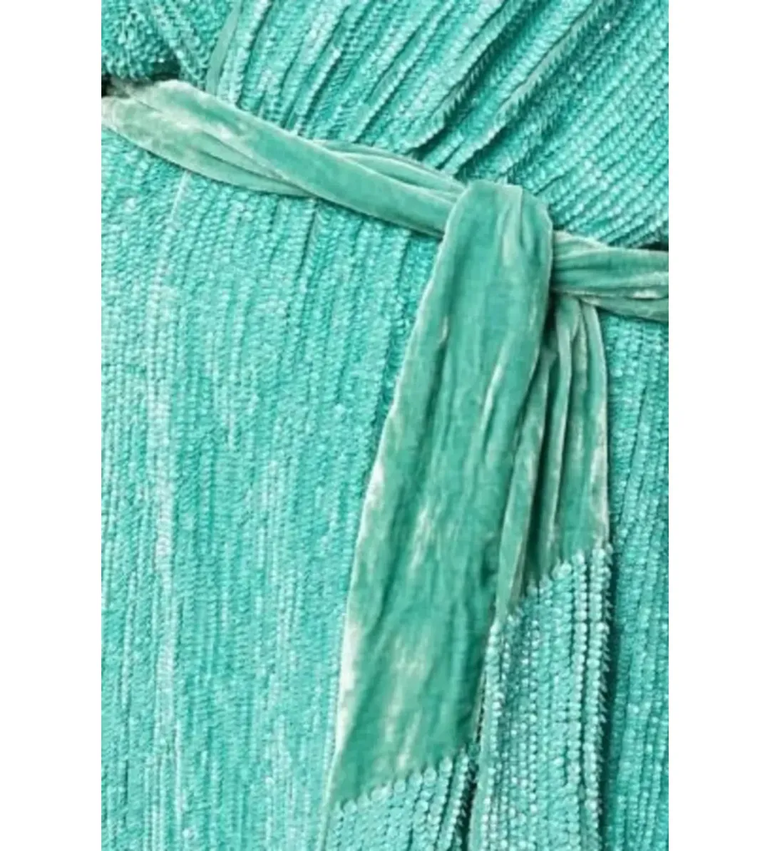 Retrofête Grace Sequin Mini Dress Green Size S/UK 8 for rent on The Volte - main image