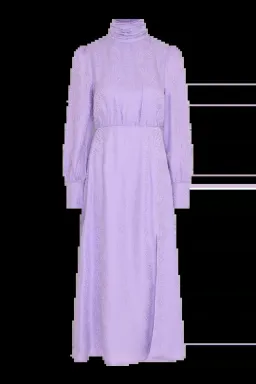 Olivia Rubin Gwen Midi Dress Lilac Size UK 14 for rent on The Volte - image 4