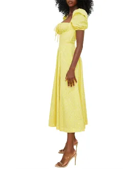 House of CB Tallulah Yellow Midi Dress Size UK 10 for rent on The Volte - image 2