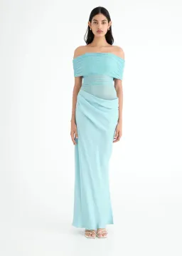 Benni Nico Off-Shoulder Maxi Dress for rent on The Volte - image 1