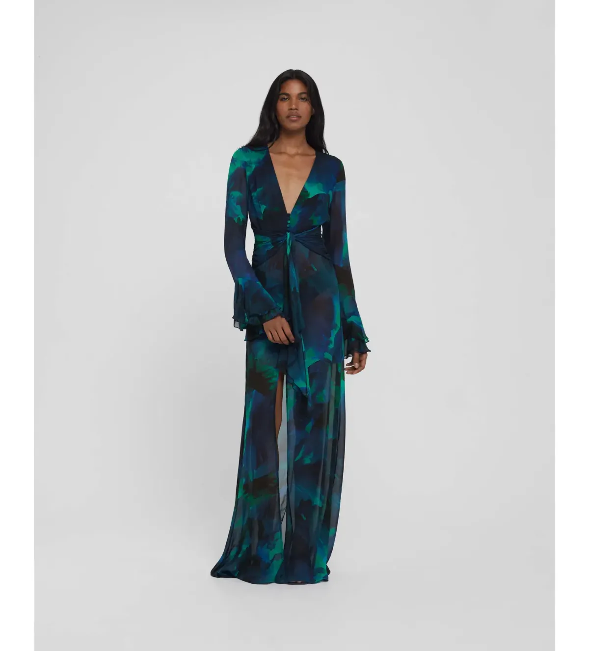 Rat & Boa Rent Fiorella Dress Blue Size UK 10 - Image 1
