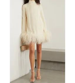 Taller Marmo Gina Mini Dress Ivory Size 10 for rent on The Volte - image 1