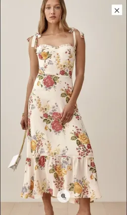 Reformation Nikita Bouquet White Size 10 for rent on The Volte - image 1
