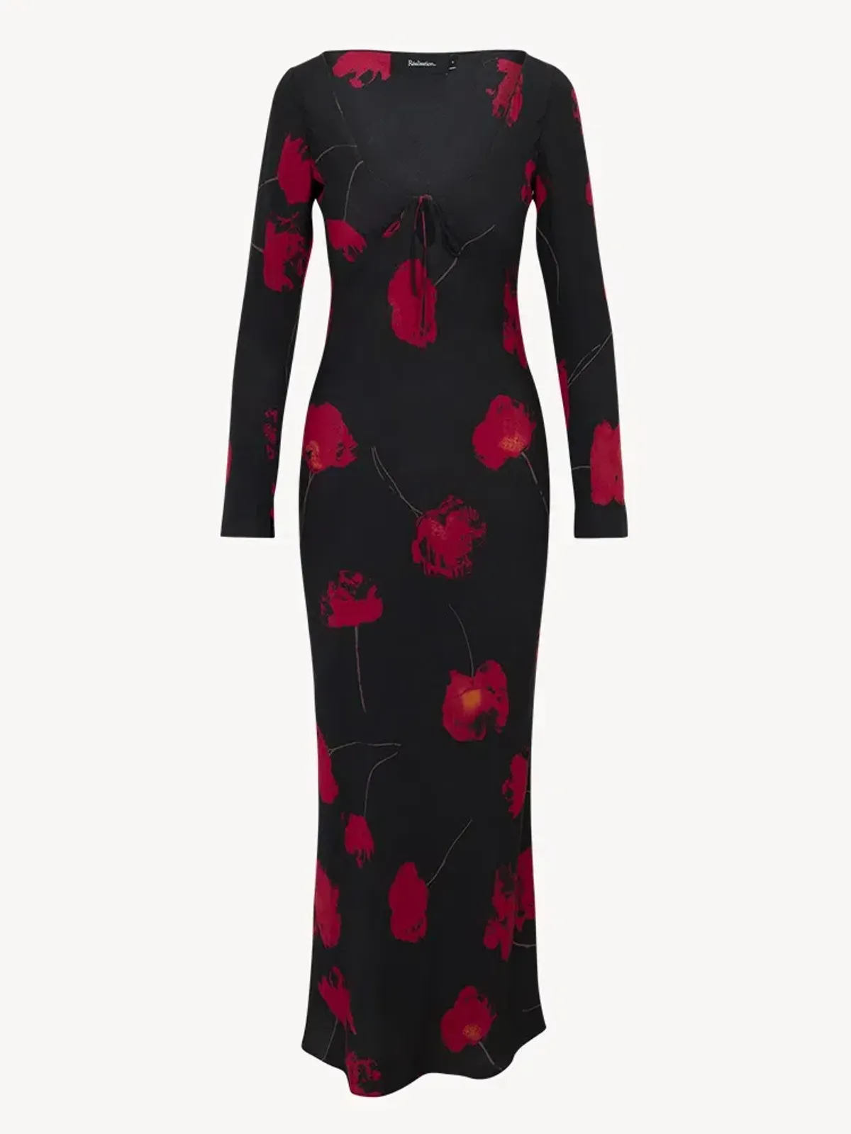 Realisation Par The Selma Maxi Dress Euphoria Noir Size UK 10 - Image 6