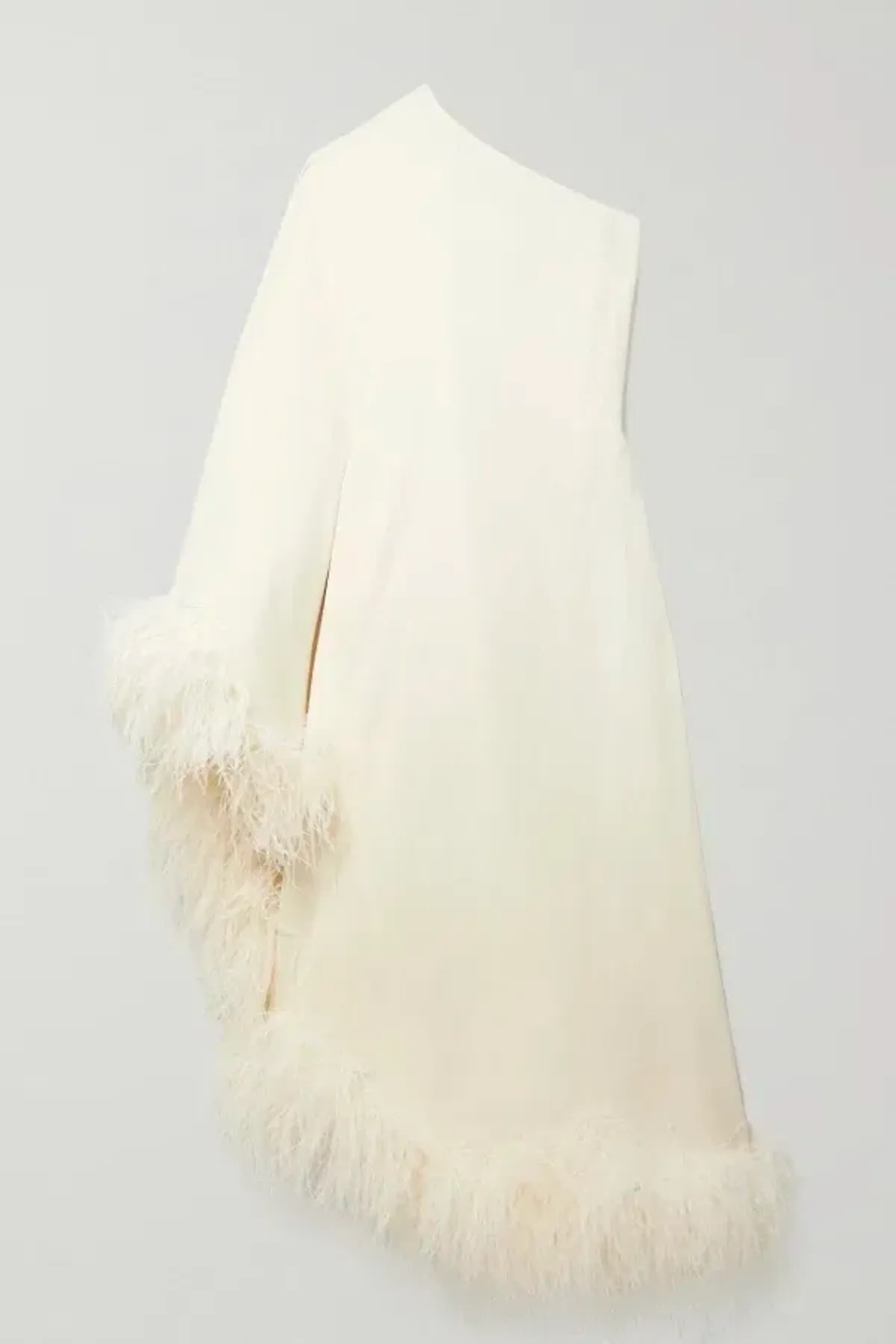 Taller Marmo Ubud Ivory Feather Gown Ivory Size UK 10 - Image 3