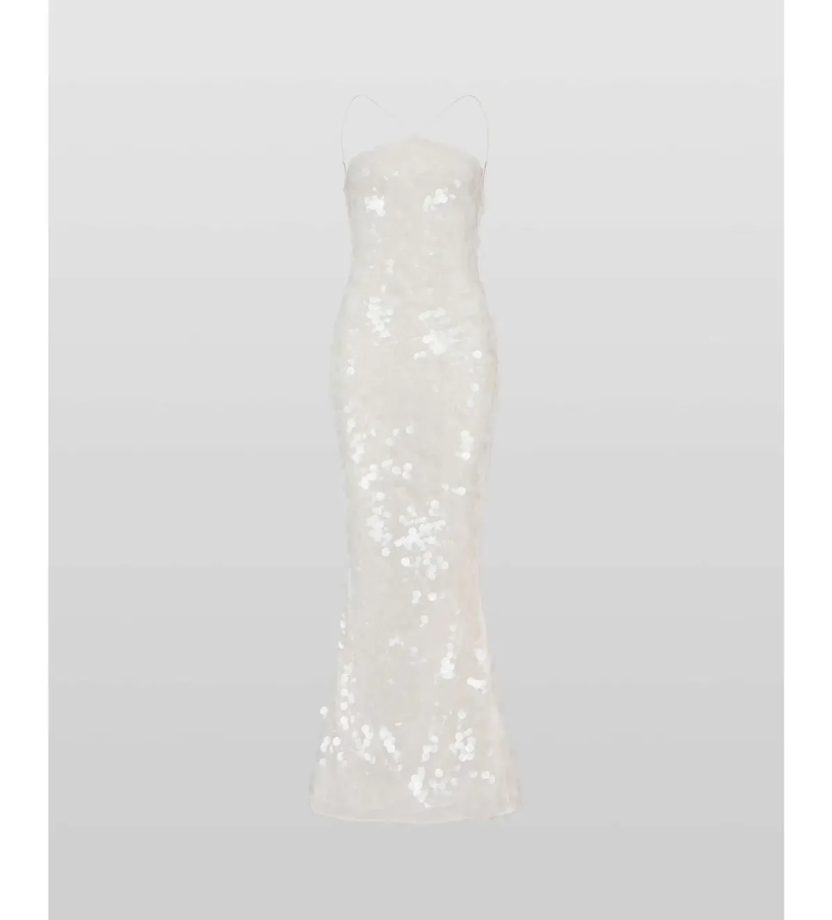 Rat & Boa Emmanuella Dress White Sequin Size M/UK 10 - Image 4
