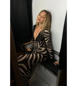 Rat & Boa Sabine Zebra Dress Print Size 8 for rent on The Volte - image 4