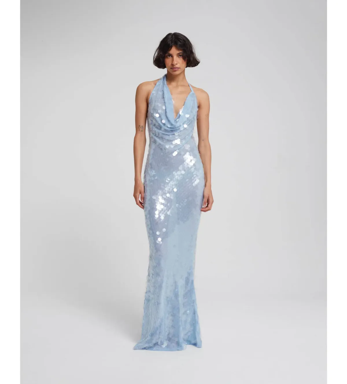 Rat & Boa Anais Dress Blue Sequin Size 8 for rent on The Volte - main image