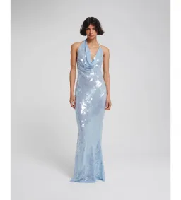 Rat & Boa Anais Dress Blue Sequin Size 8 for rent on The Volte - image 1