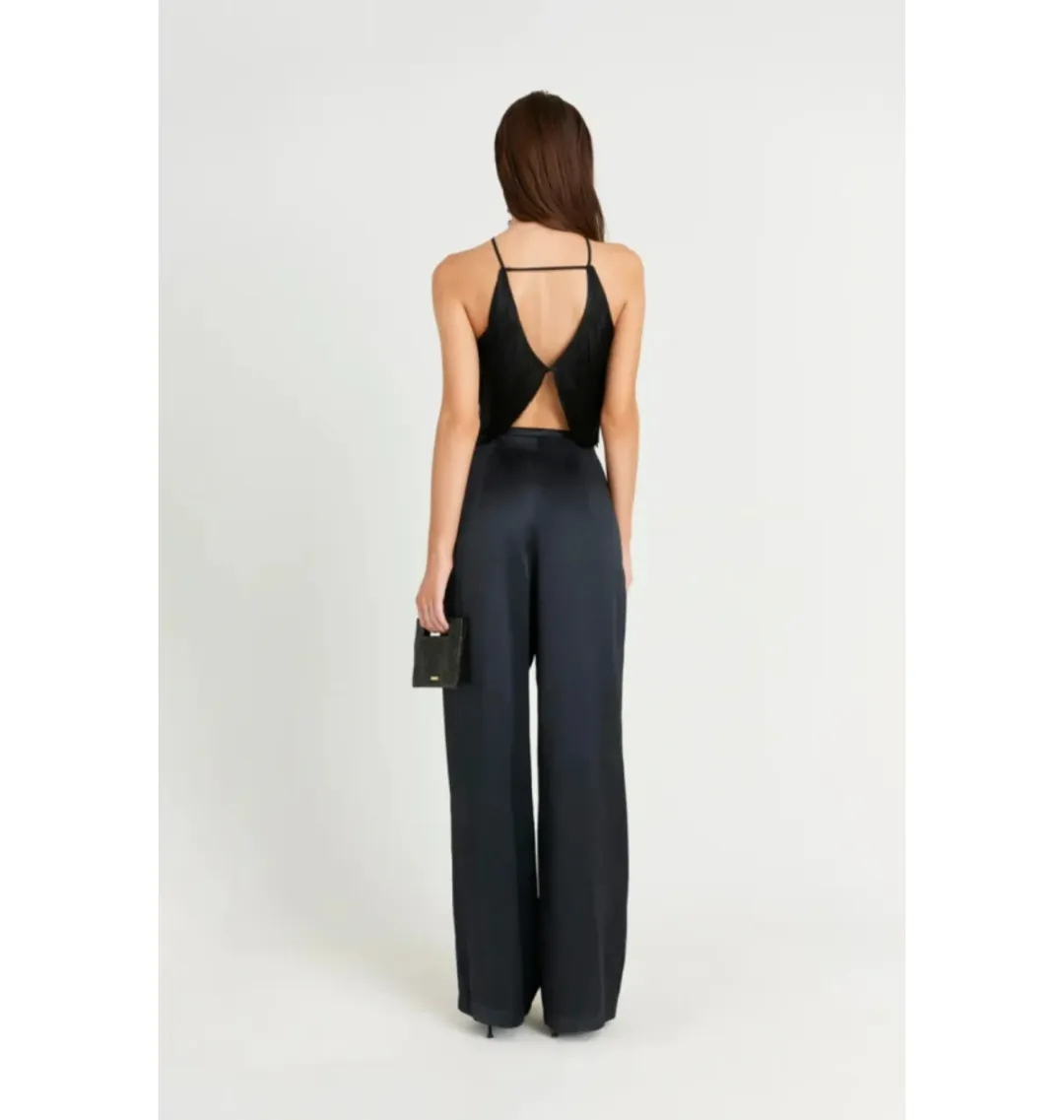 Cult Gaia Quella Fringe Top Black Size L / UK 12 for rent on The Volte - main image