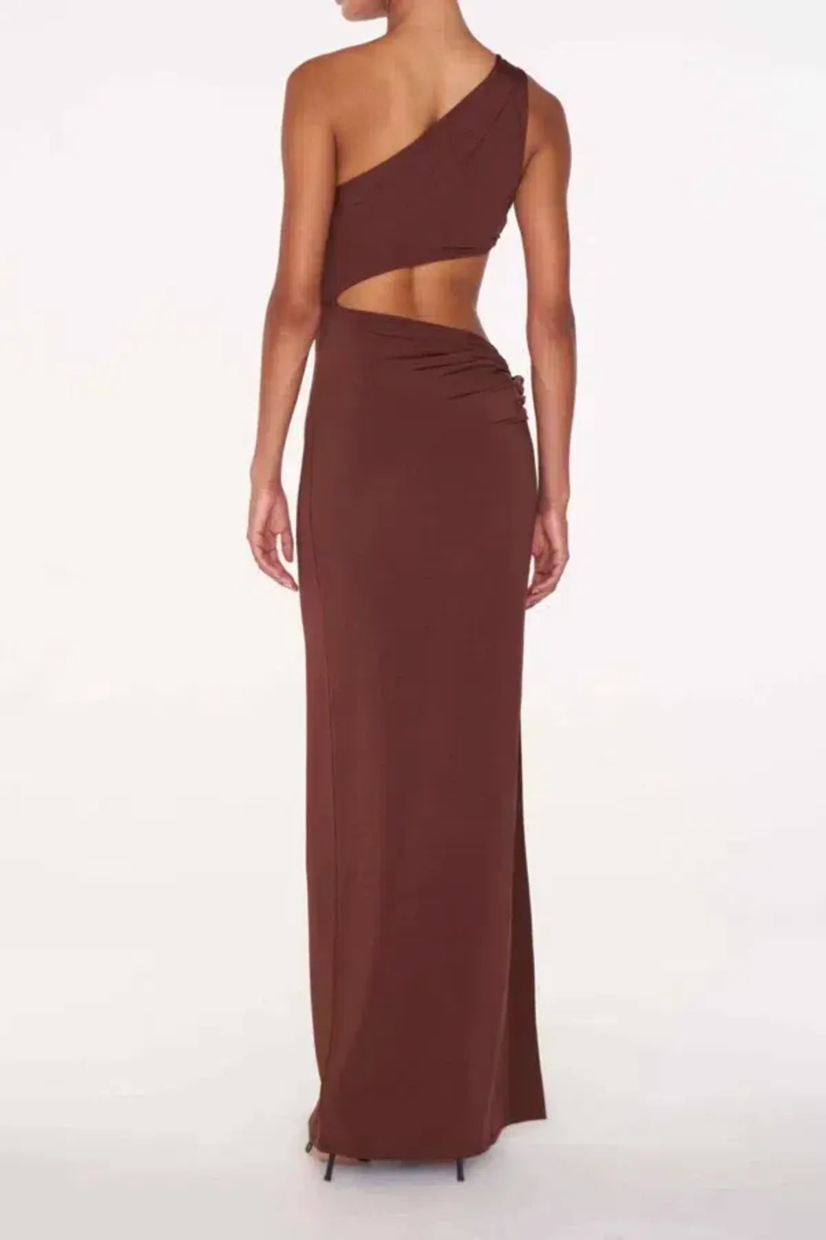 Rat & Boa Isamaya Maxi Dress Brown Size UK 10 - Image 2