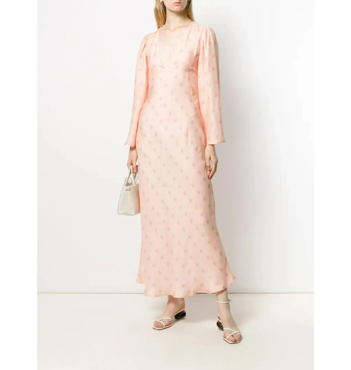 Rixo Nadia Middi Dress Buttercup Size UK 10 - Image 1
