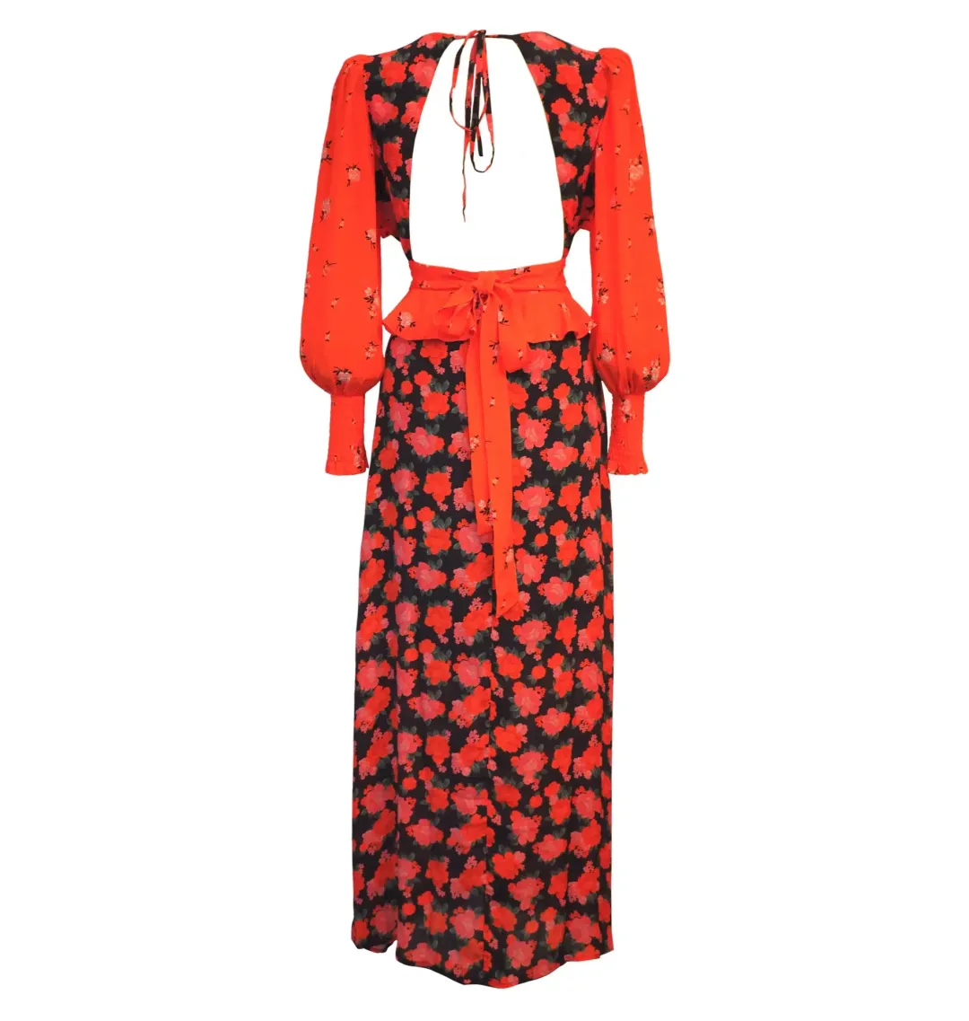 Queens Of Archive Chrissie NYC Dress Floral Size UK 10 for rent on The Volte - main image