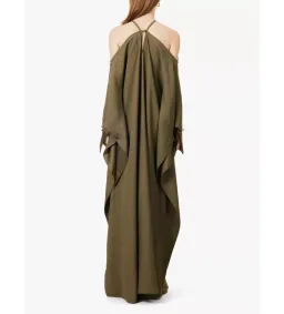 Taller Marmo Volturno Ring Cut Out Kaftan Green One Size for rent on The Volte - image 3
