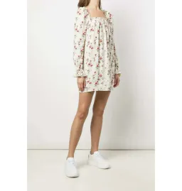 Reformation Hudsen Dress Floral Size UK 10 for rent on The Volte - image 2