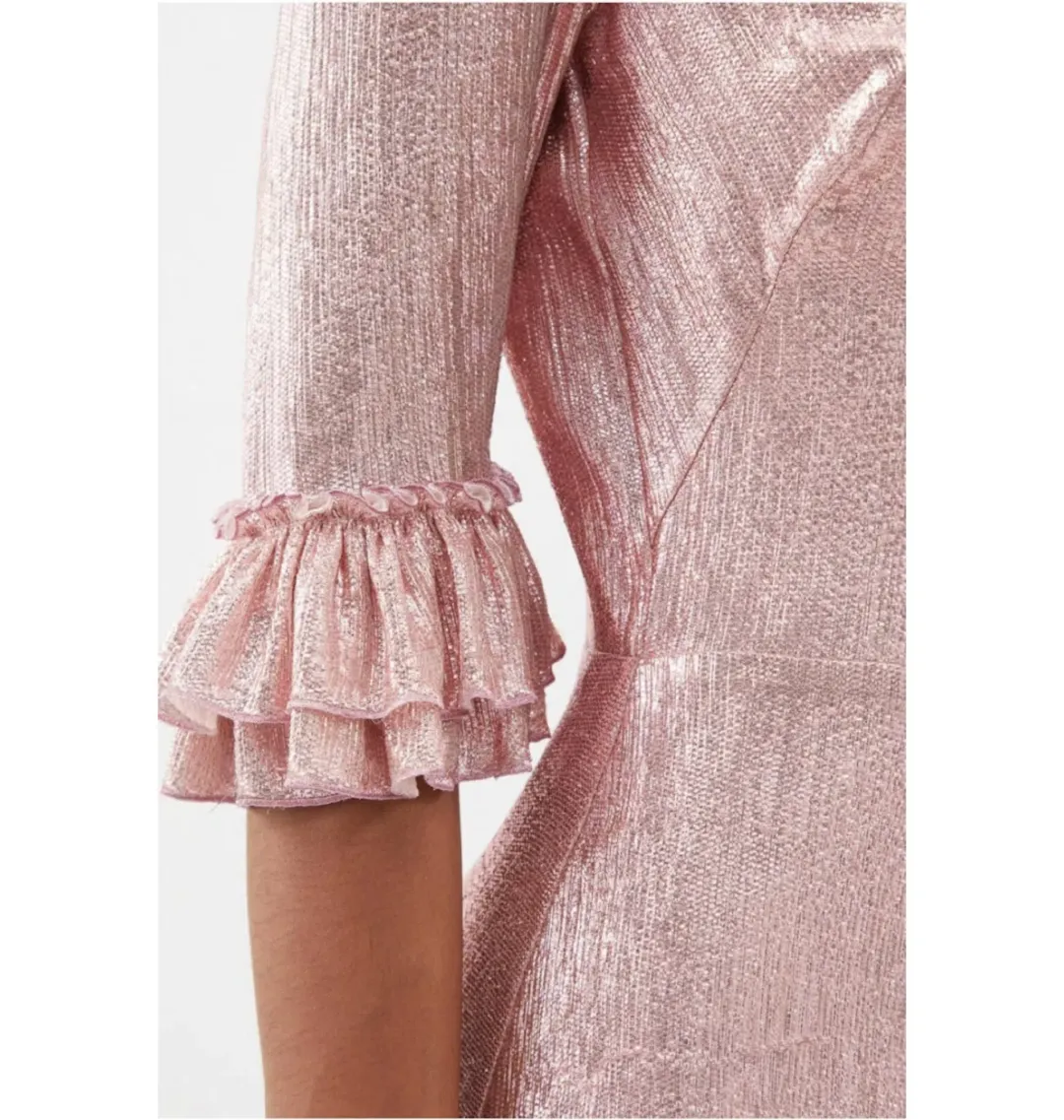 The Vampire’s Wife Falconetti Dress in Pink Size UK 12 for rent on The Volte - main image