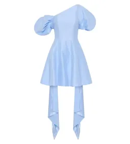 Aje Arista Mini Dress Powder Blue Size 10 for rent on The Volte - image 5