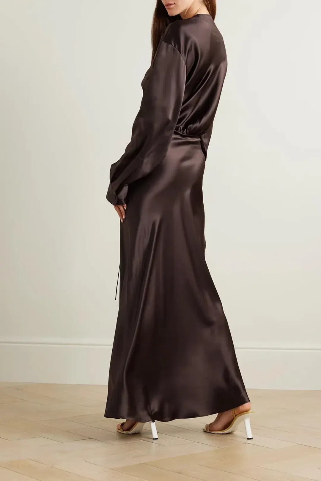 Christopher Esber Triquetra Cut Out Maxi Dress Black Size UK 12 for rent on The Volte - main image